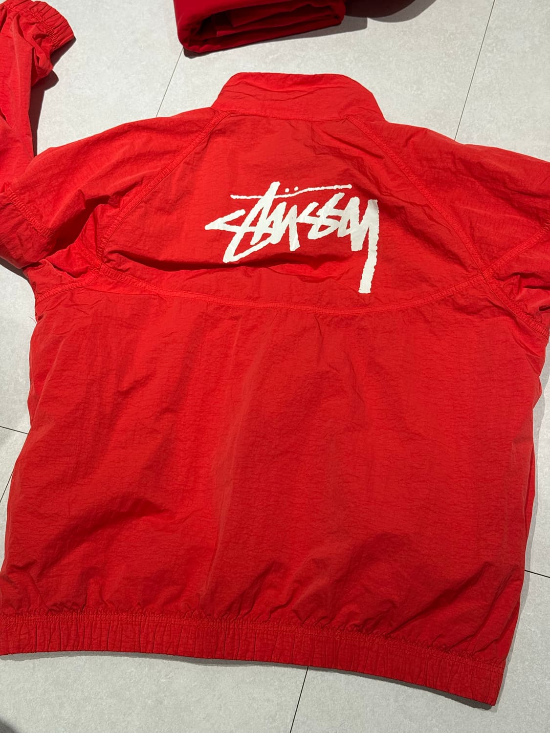 나이키 스투시 윈드러너 아노락 하바네로 레드 M 상품이미지4