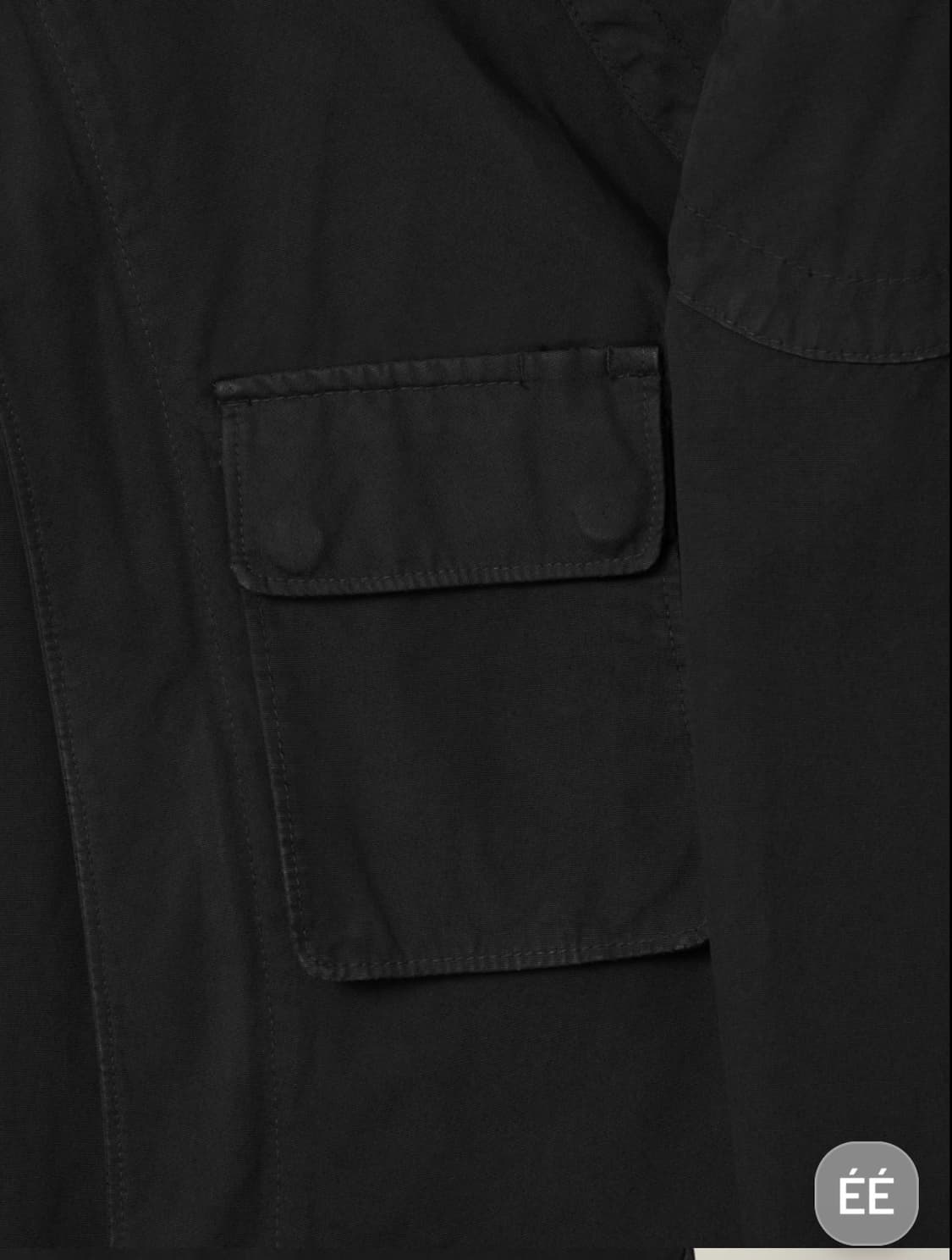 EE 누마레 커브드 헌팅 자켓 블랙 [s] 상품이미지3