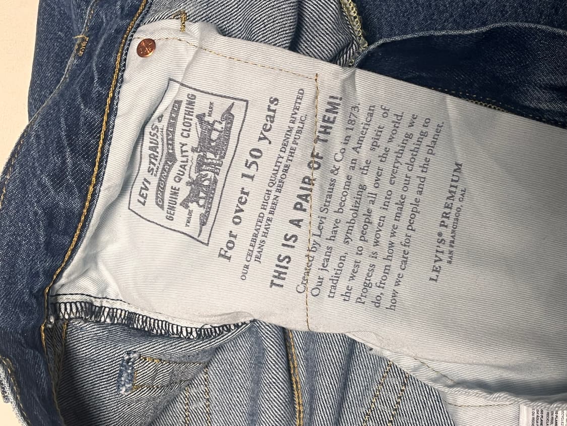 리바이스 567 부츠컷 데님  상품이미지4