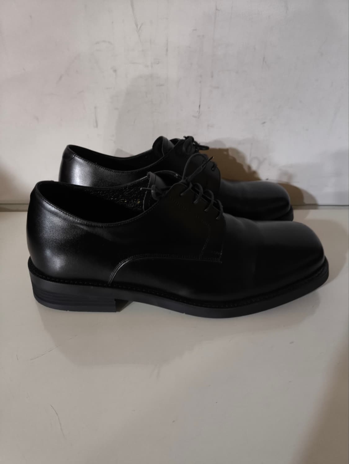 285mm 무탠다드 스퀘어토 더비 구두 키높이 상품이미지1