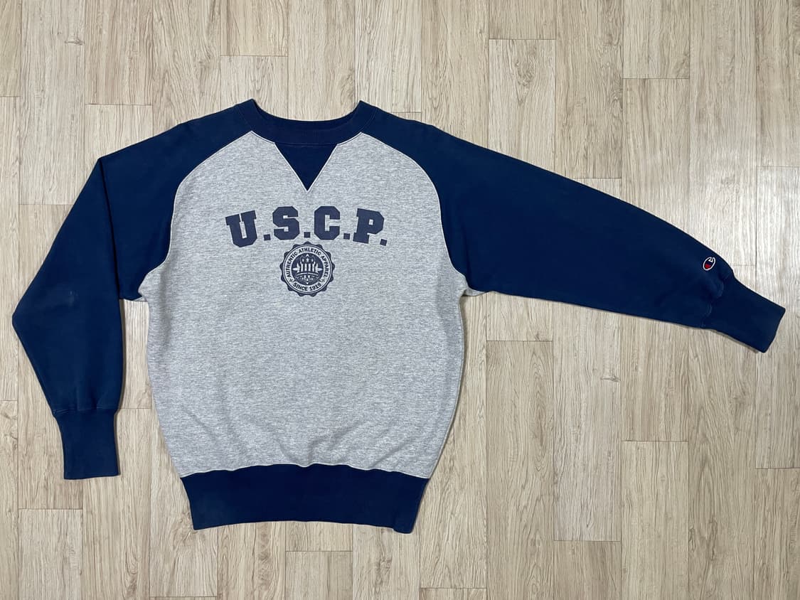 100) 90's 챔피온 재팬 미군 오마주 맨투맨(RRL&LVC&폴로) 상품이미지2