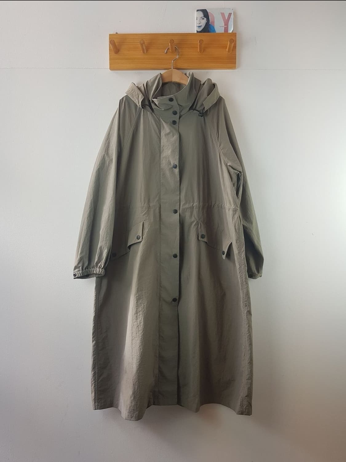 뷰티앤유스 나일론 후드 코트 상품이미지3