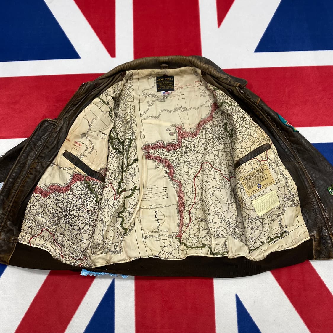 아비렉스A-2 가죽자켓 XL 상품이미지10