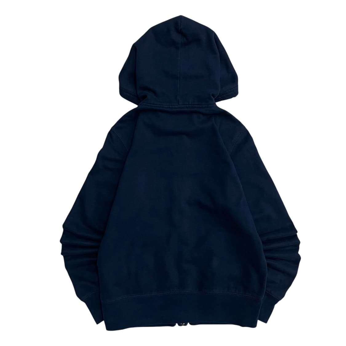 후아유 핑크자수 센터로고 네이비 후드집업 M 상품이미지3