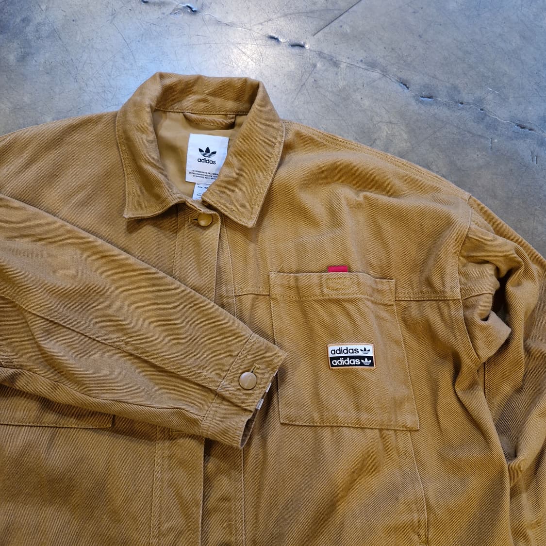 아디다스 워크웨어 유틸리티 자켓 클래식 브라운 상품이미지2