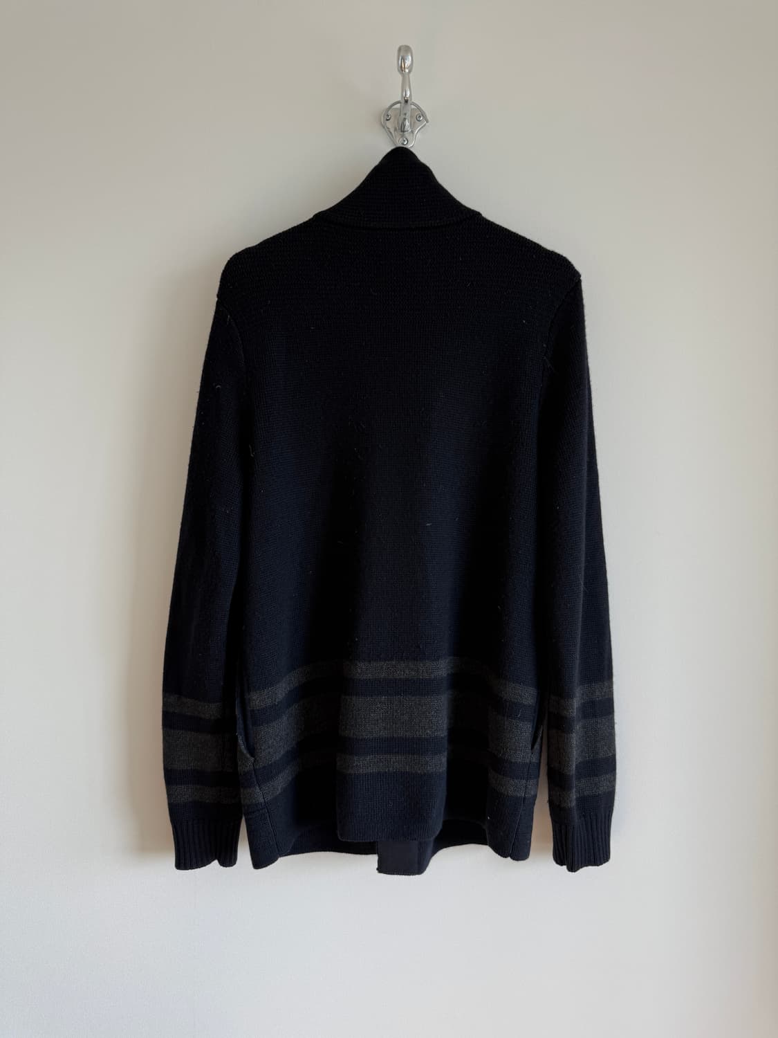 Pre owned 해군 피코트 모티브 울 가디건 상품이미지5