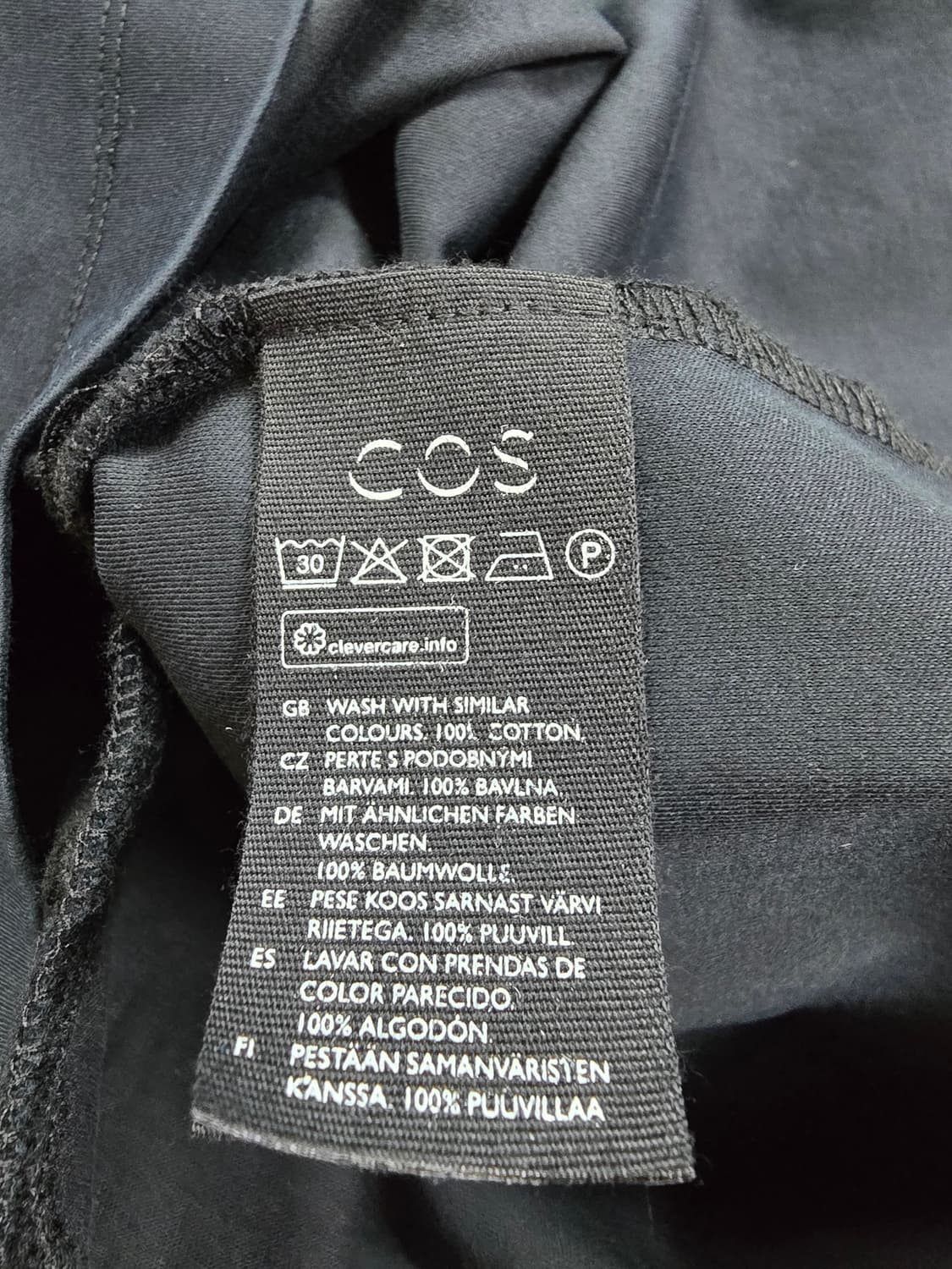 코스 블랙 긴팔 미니 원피스 (1459) 상품이미지4