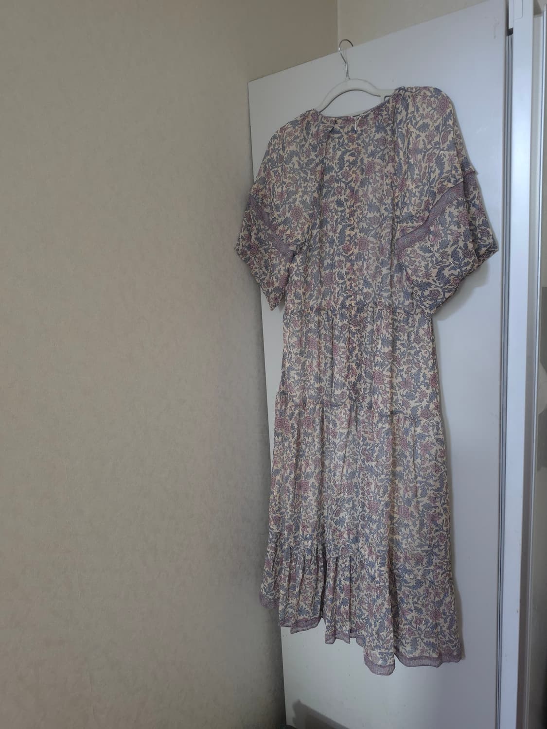 써스데이아일랜드 플라워 쉬폰 롱원피스 상품이미지5