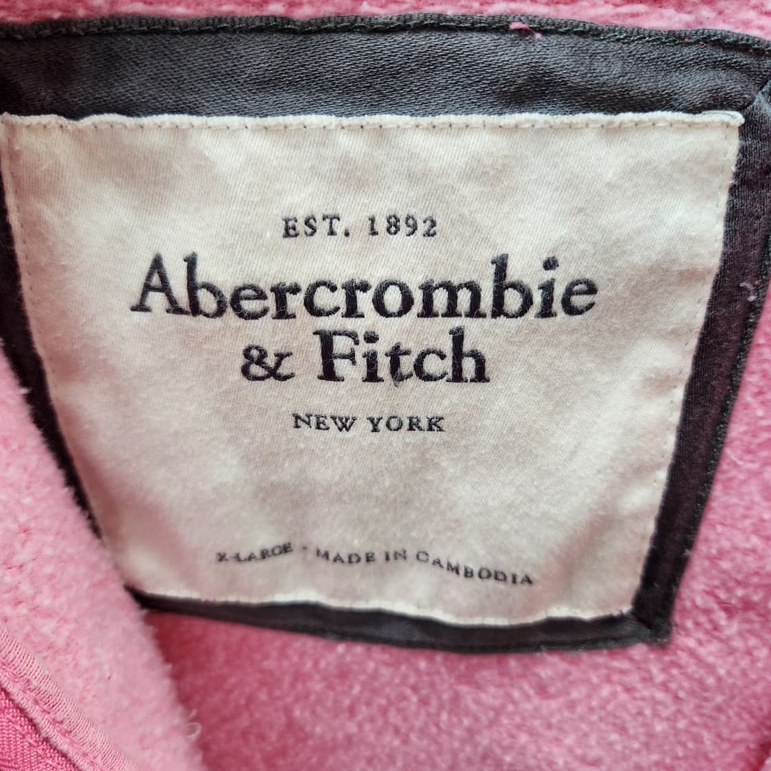 아베크롬비 로고 투웨이 후드집업 M 상품이미지5