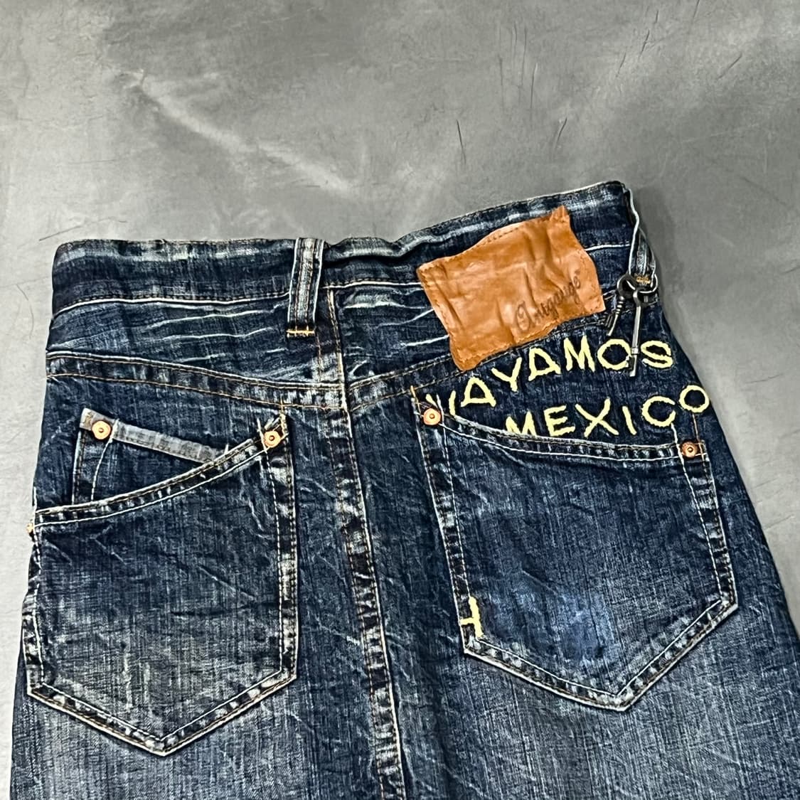  Antgauge 자수 데님 스커트 y15552 상품이미지4