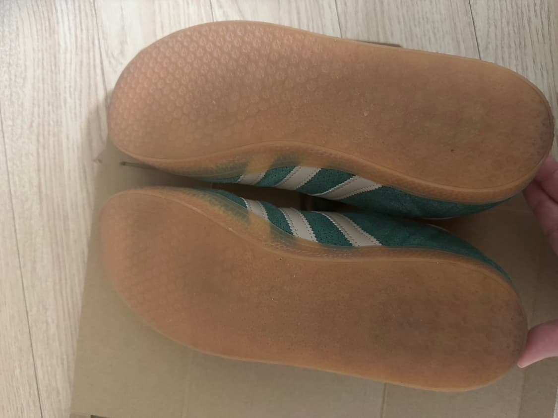 여성_아디다스 가젤 스웨이드 그린 240mm 상품이미지6