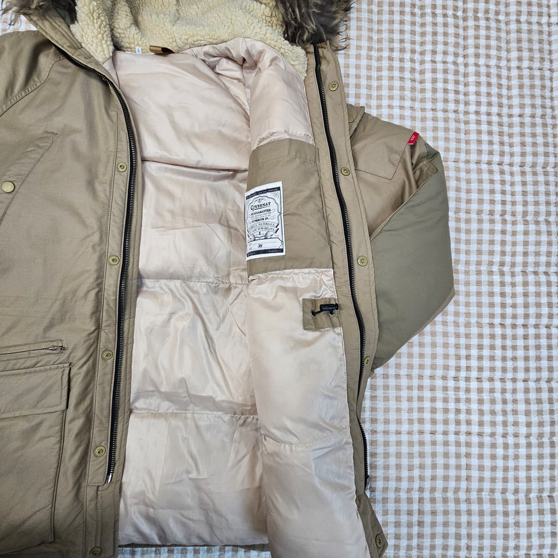 커버낫 야상 패딩 남자100 상품이미지6