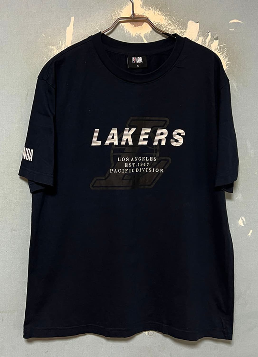 NBA LA레이커스 퍼시픽 디비전 새상품 남자 반팔티 XL 100-105 상품이미지1