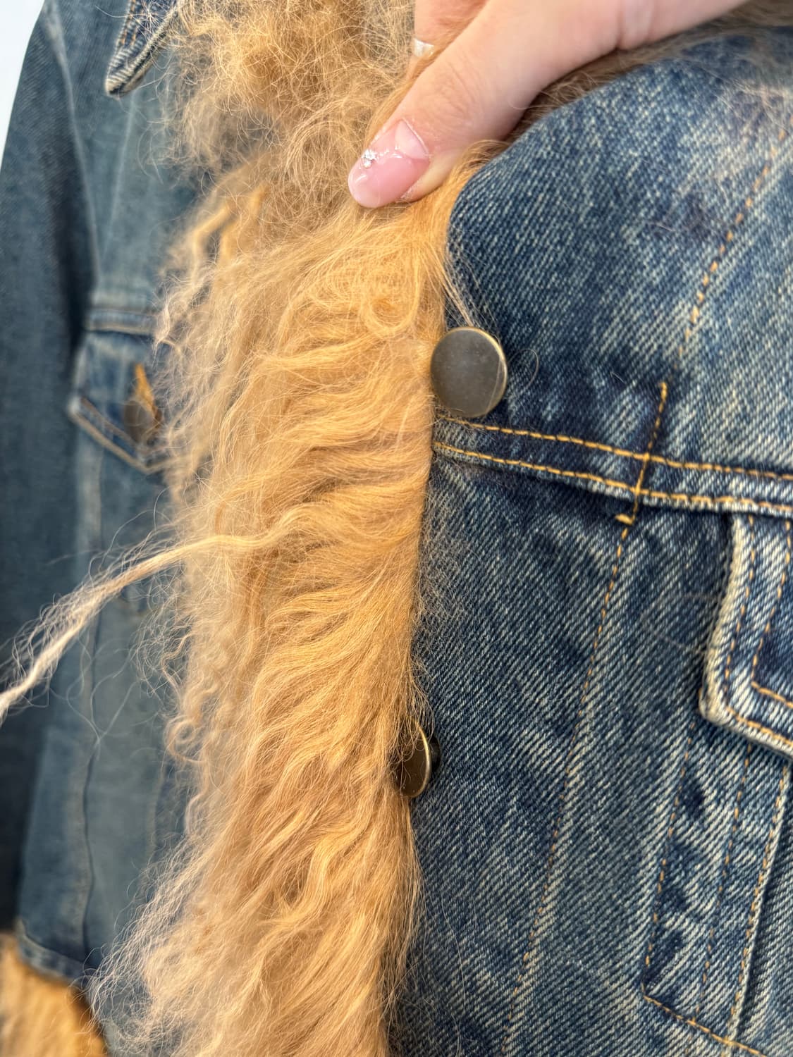 Cecilia McBee Brand‘s Fur Denim Jacket 상품이미지7