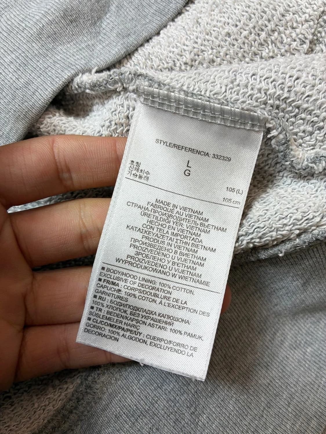 갭 00's 로고 그레이 빈티지 후드티 PN9359 상품이미지7