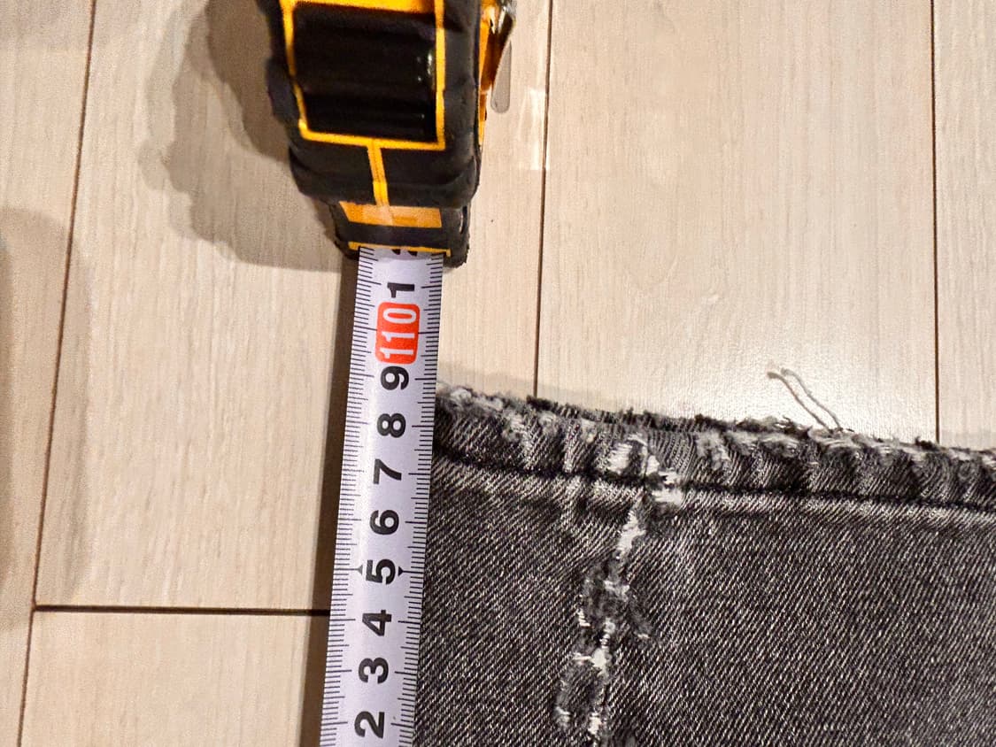 디젤 / 스트레이트 디스트로이드 데님 / 32 상품이미지7