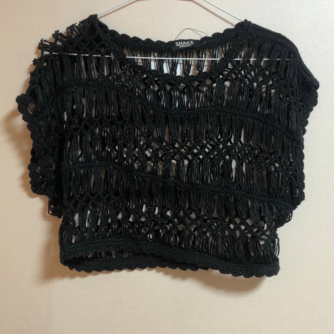 레이어드용 크로쉐 니트 베스트  상품이미지1