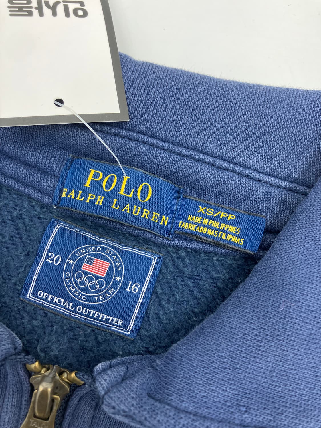 Polo 폴로 랄프로렌 USA 하프집업 스웻셔츠 상품이미지3