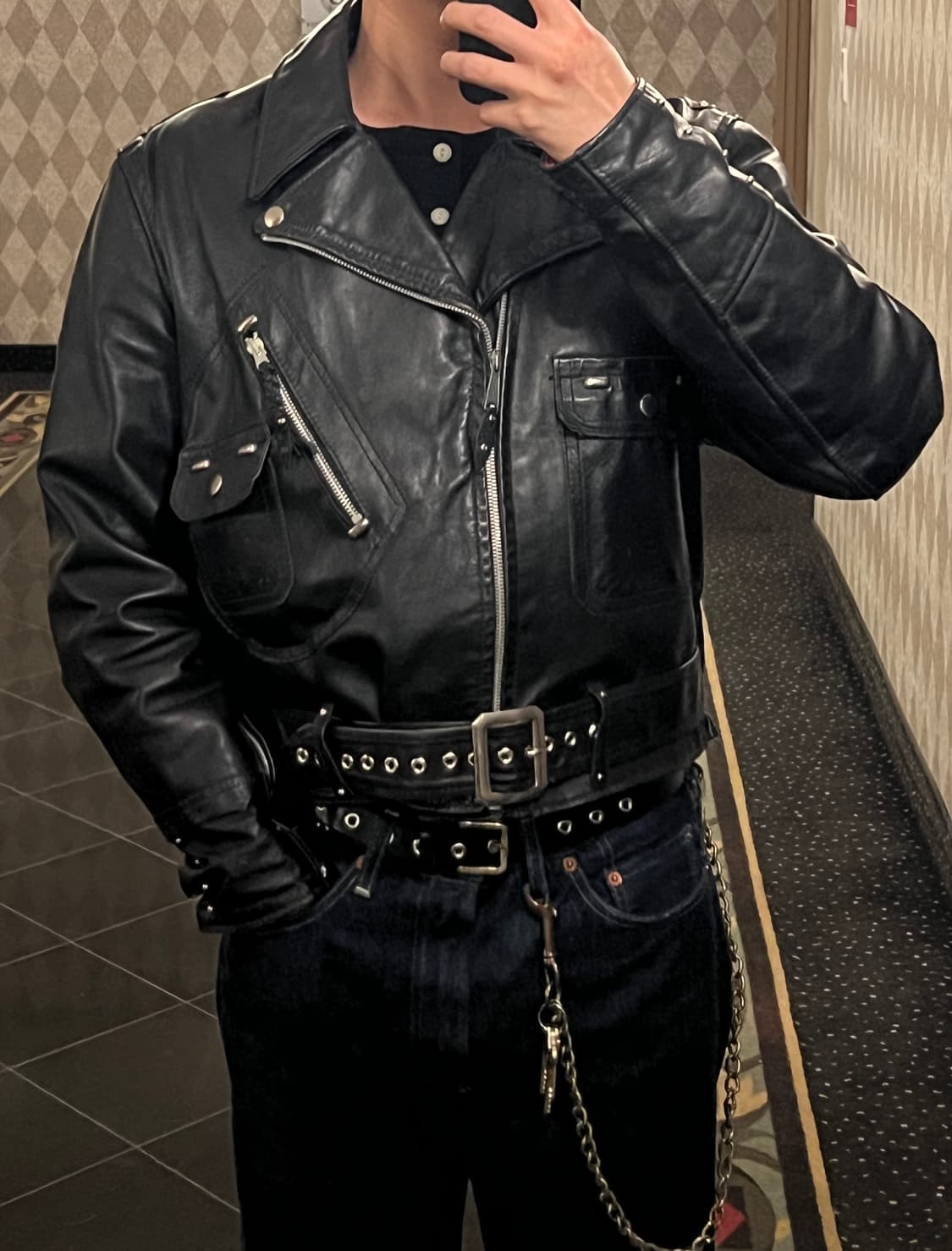 1960s-70s Sears 시어스 디포켓 사이클챔프 라이더자켓 105 상품이미지10