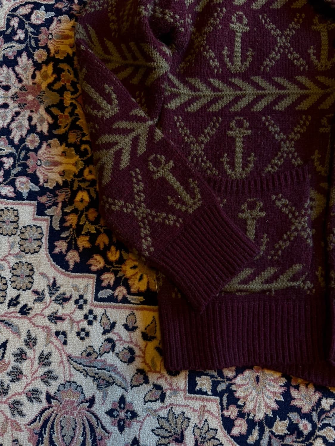 오베이 프로파간다 숄칼라 가디건 100 상품이미지3