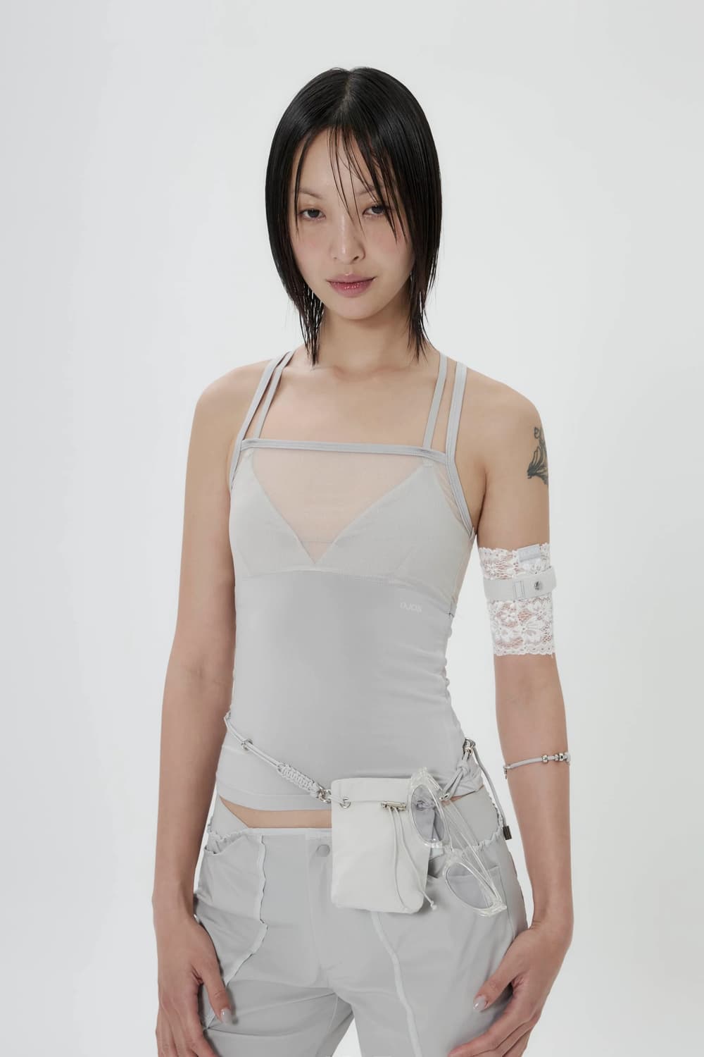 OJOS Double Strap Camisole - Beige  상품이미지5