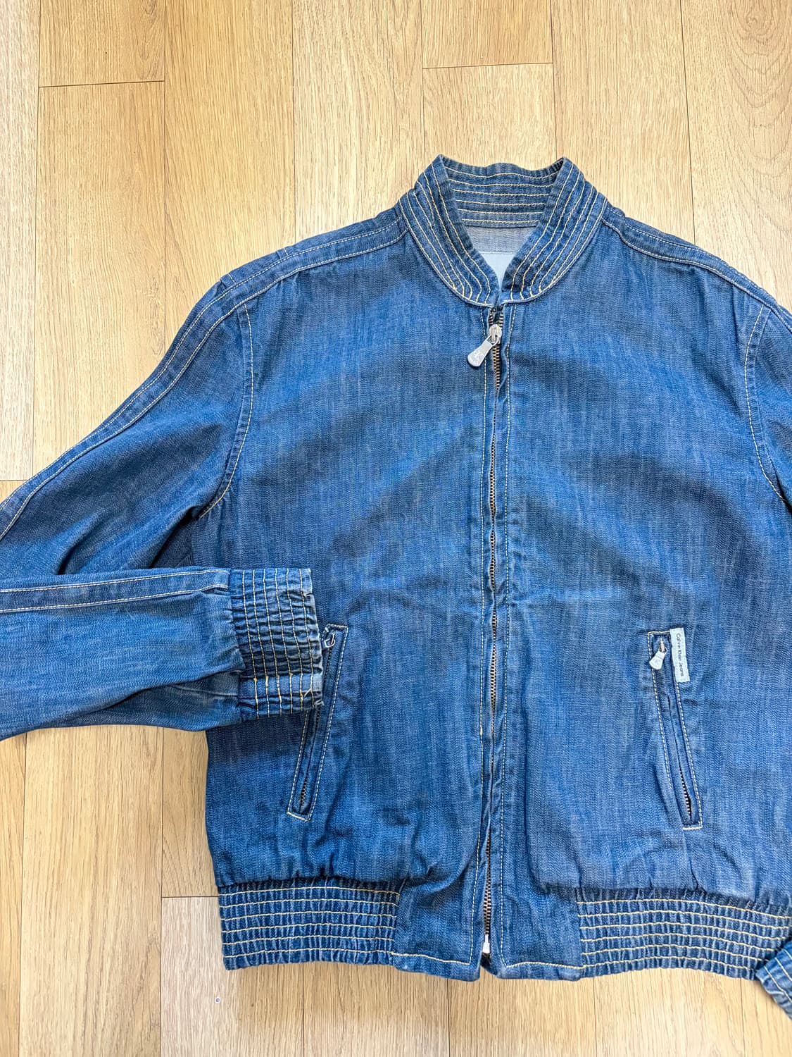 캘빈클라인 03년도 크롭 청자켓 s 상품이미지2