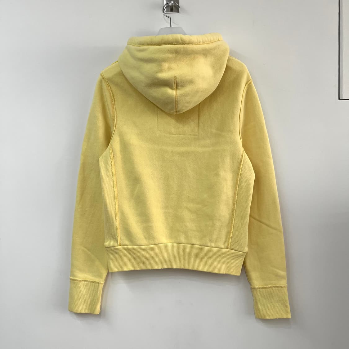 아베크롬비 자수로고 연노랑 후드티 상품이미지3