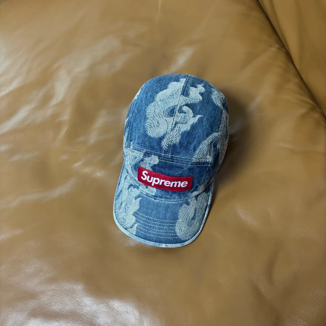 Supreme 슈프림 플레임 데님 캠프캡 모자 (Flames Denim) 상품이미지5
