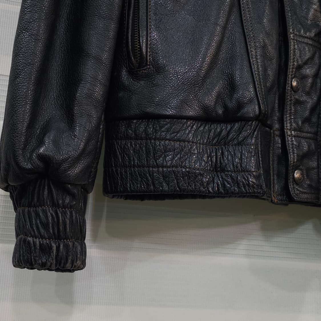 빈티지 YELLOW CORN 레더자켓- M 상품이미지7