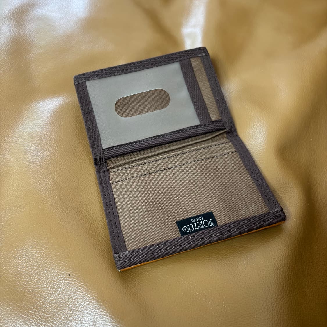 PORTER 포터 덕 카드 케이스 지갑 월렛 카멜 상품이미지3