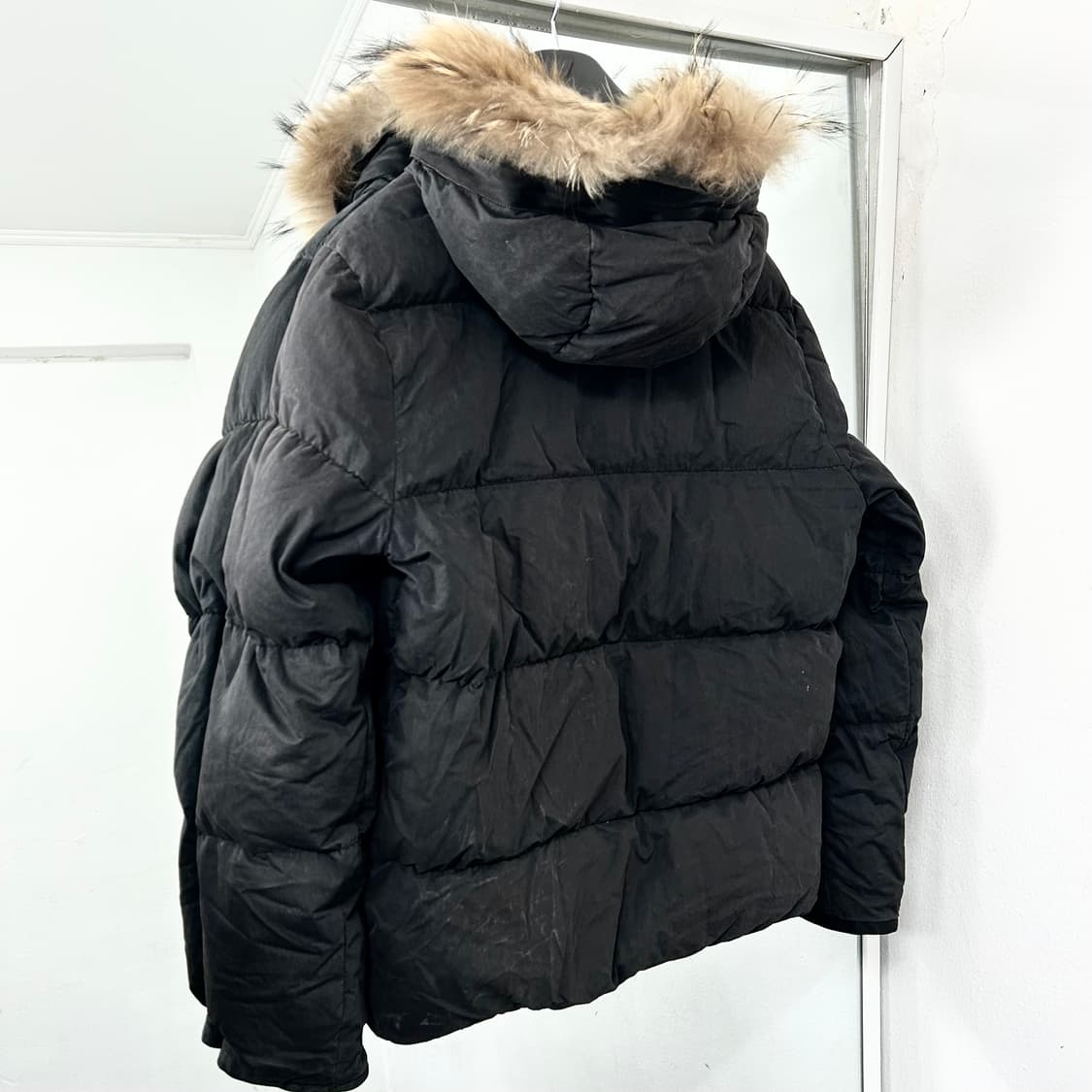 CP 컴퍼니 50FILI 라쿤퍼 구스다운 패딩 상품이미지6