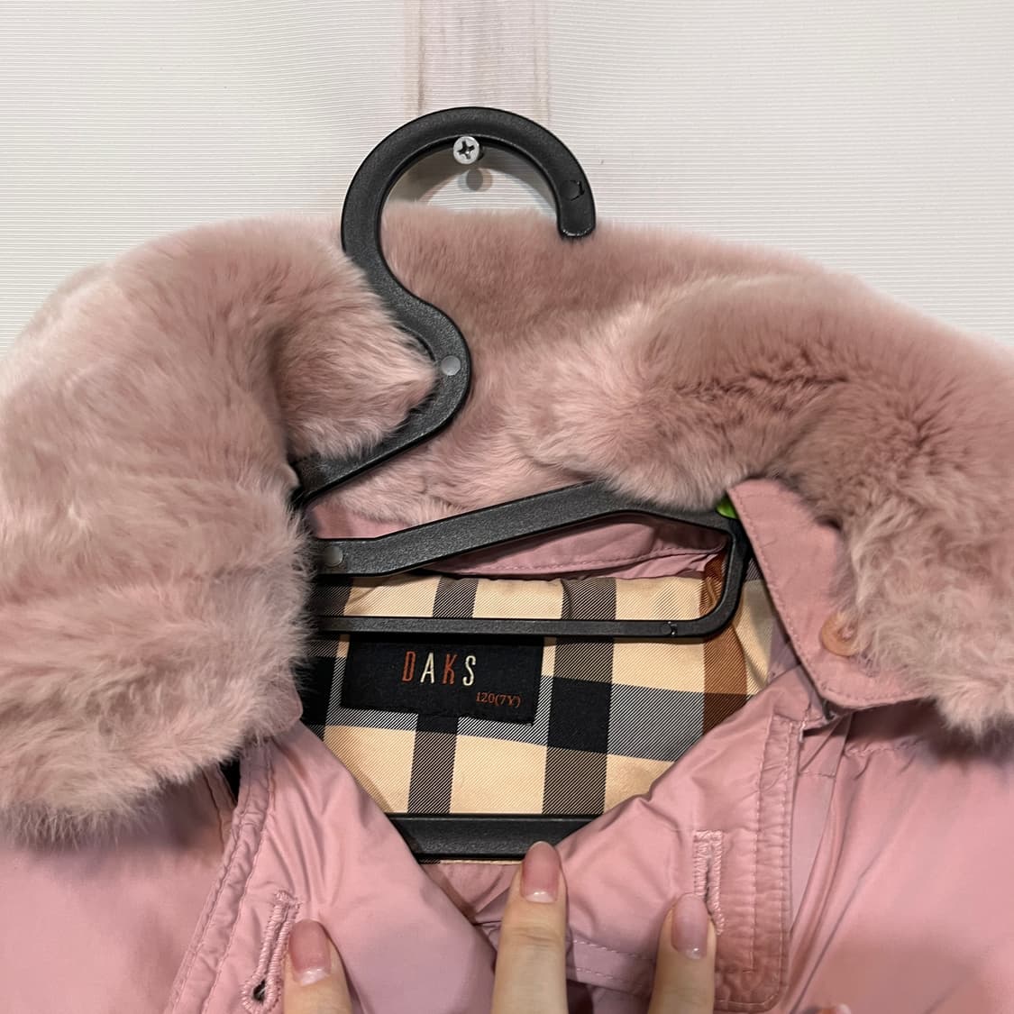 닥스 키즈 여아 롱패딩 구스다운 120(7Y) 상품이미지2