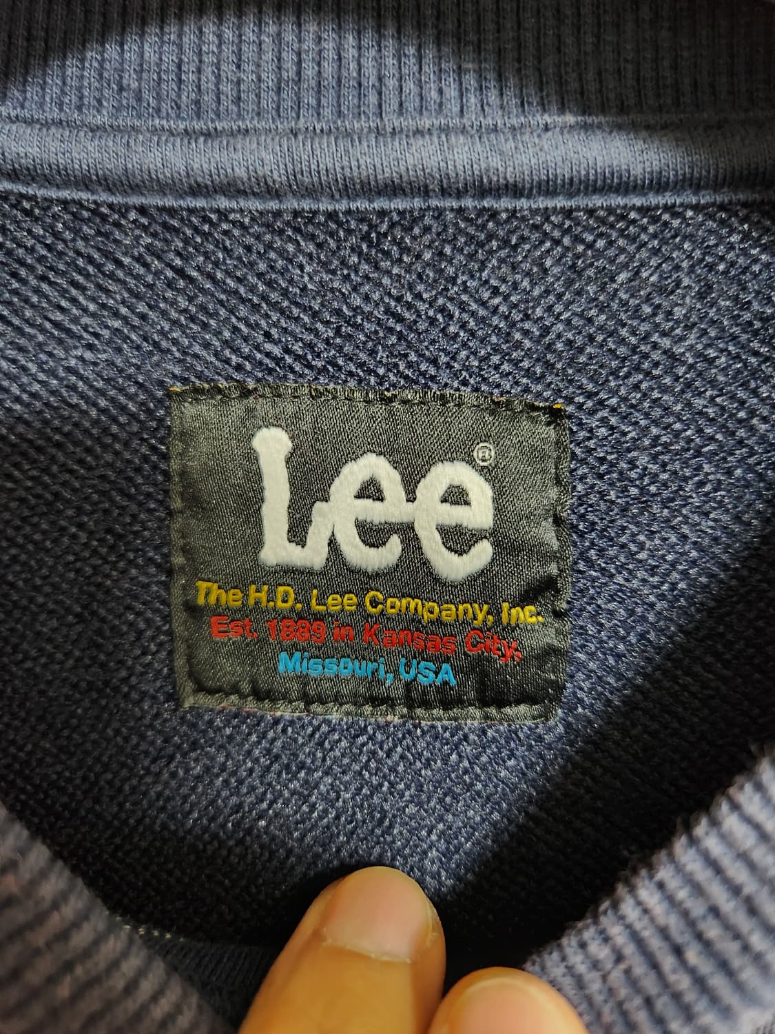 LEE x 아이앱(IAB) 콜라보 맨투맨 상품이미지3