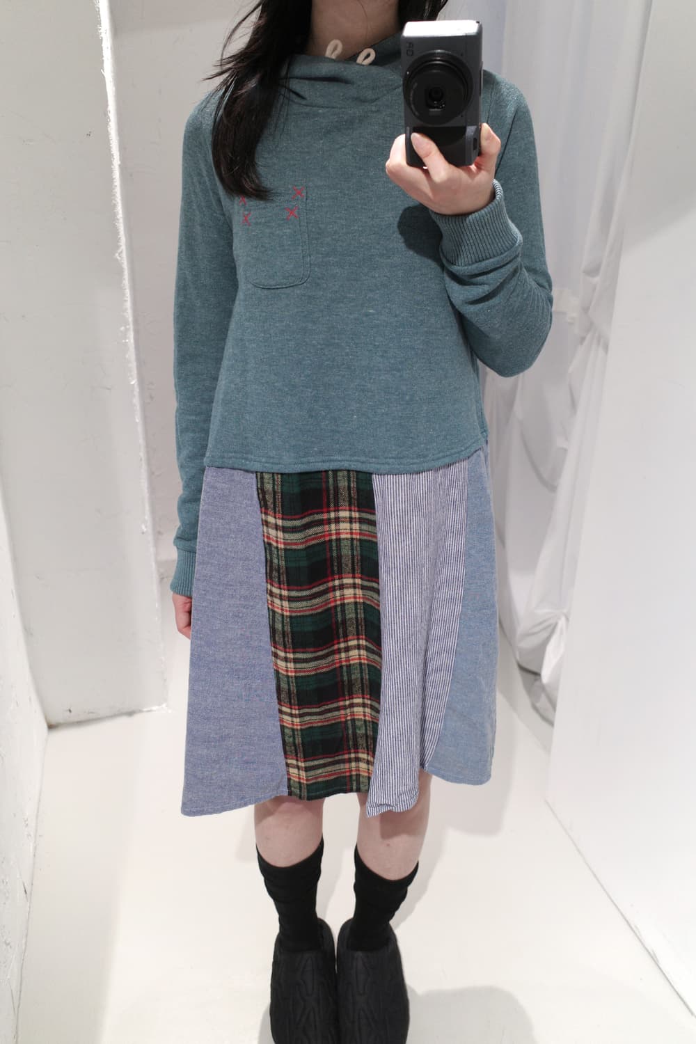 check hood patch one-piece 상품이미지8