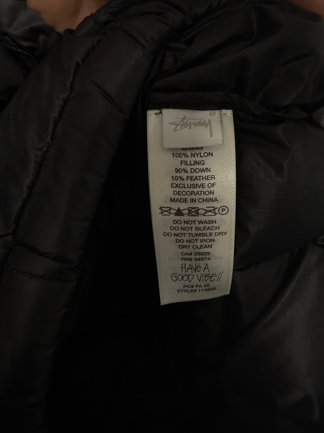 스투시 미드웨이트 후드 퍼퍼 L 상품이미지3