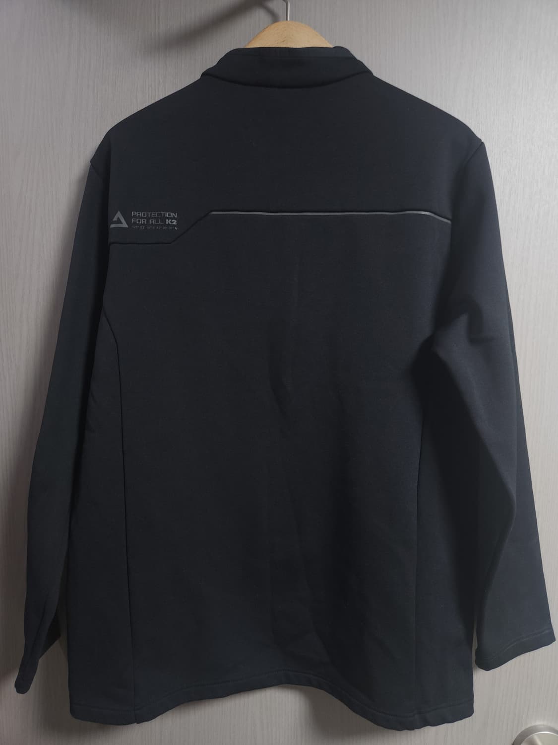 K2 하프넥 반집업 피치기모 긴팔티, 3XL 상품이미지4