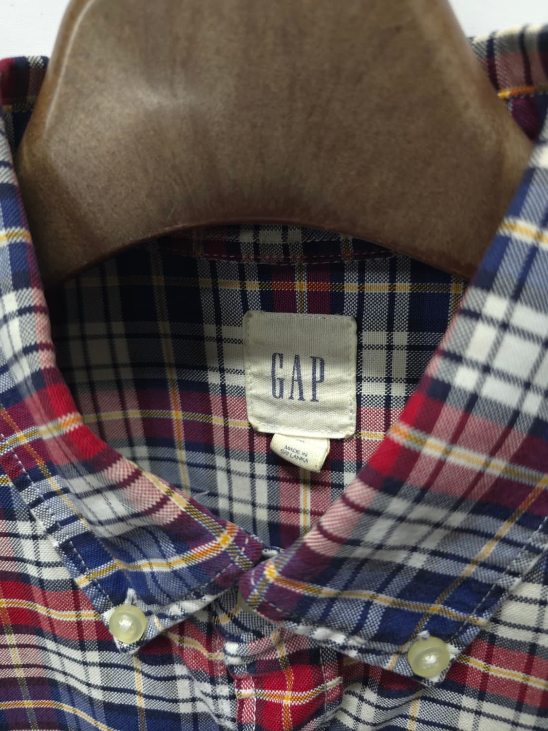 갭 정통 체크 버튼다운 셔츠 (100) 상품이미지4