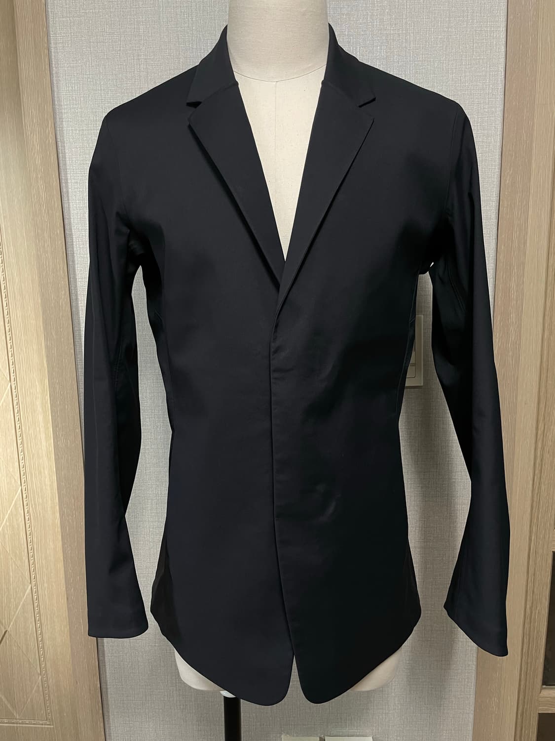 [M]18fw베일런스 인디시 블레이저 블랙 상품이미지2