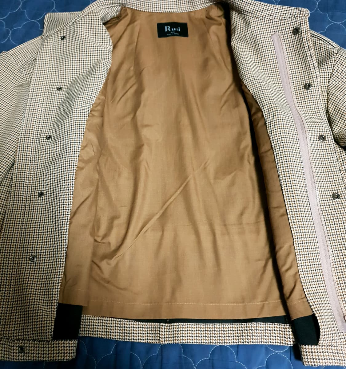 루이리치 깅엄 트러커 자켓 브라운 (XL). 상품이미지3