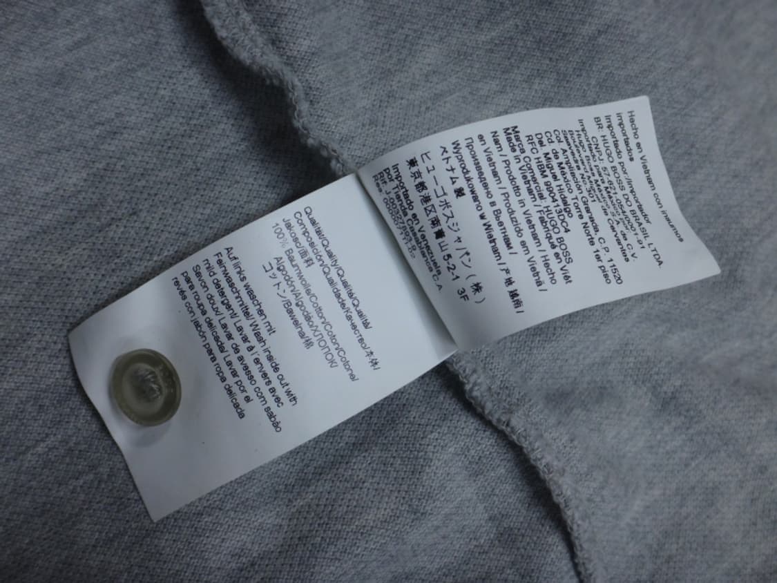 (M/95) 휴고보스 남성 카라넥 반팔 면 티셔츠 상품이미지10