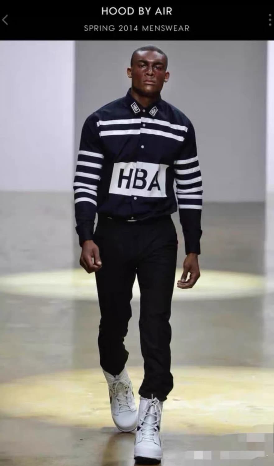 Hood By Air 14ss 런웨이 에서 등장한 나이키 스노부츠 상품이미지2