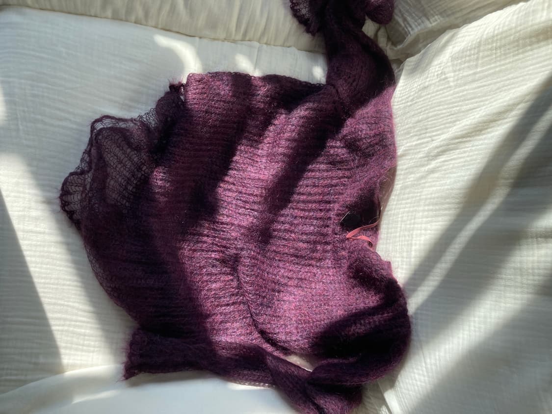 diesel mohair see through knit 상품이미지4