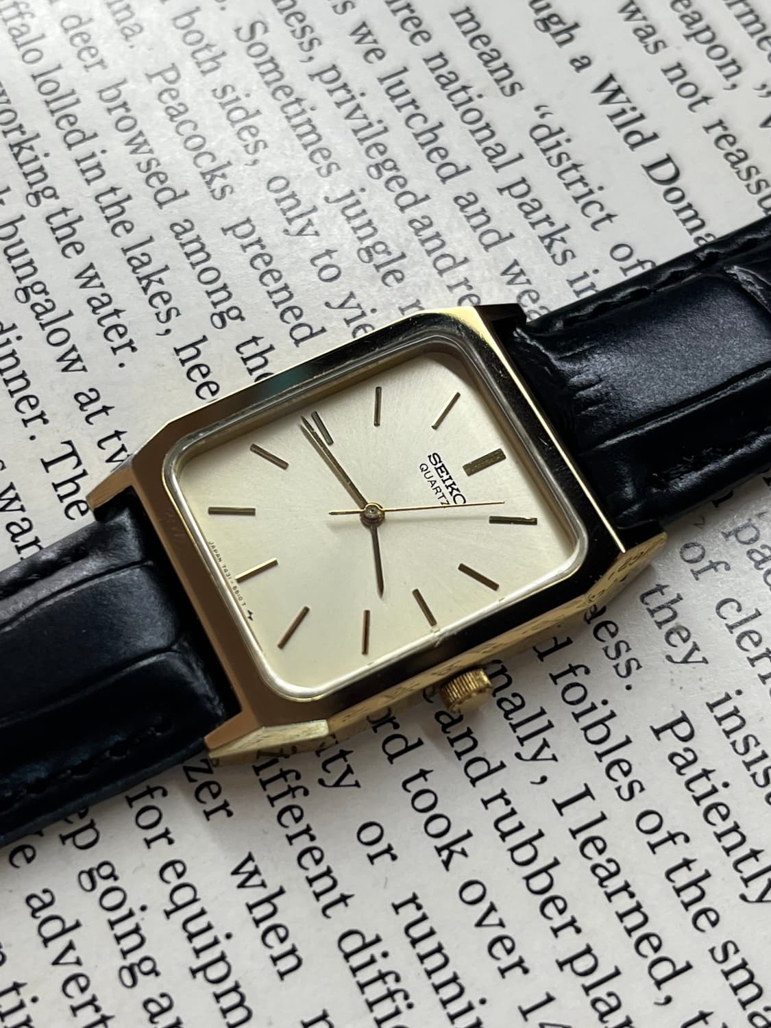 SEIKO TANK 골드 맨즈 쿼츠 상품이미지2