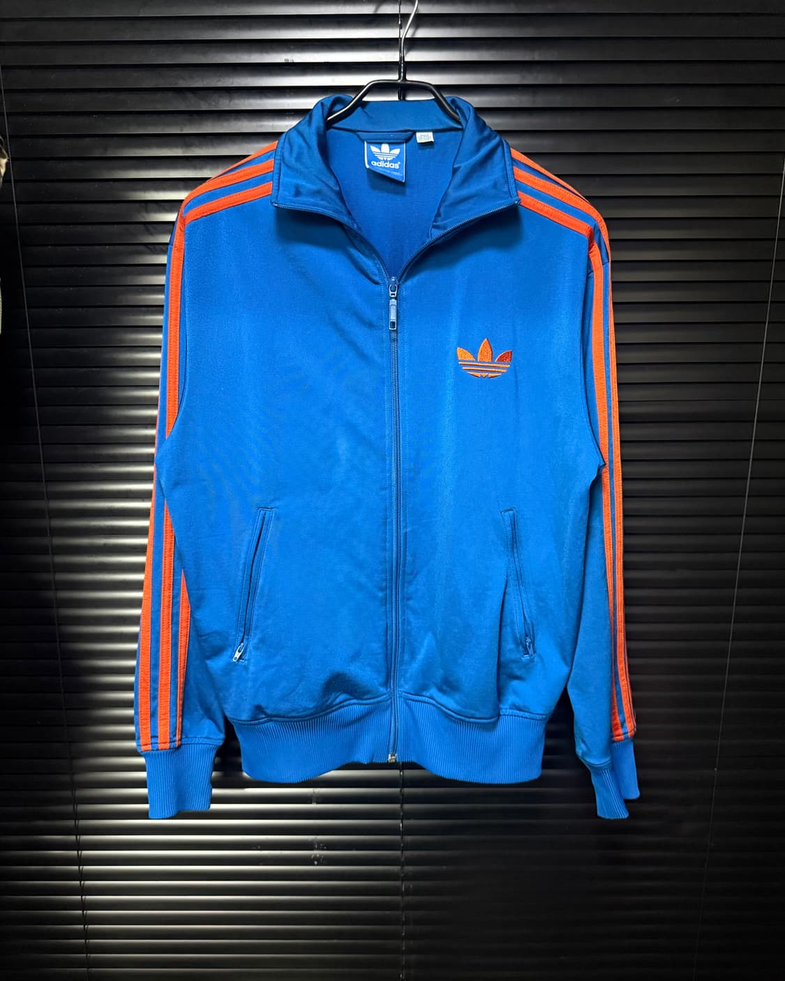 아다다스 구파이어버드 블루 오렌지 주황색 져지 저지 트랙탑 집업 유로파 상품이미지1