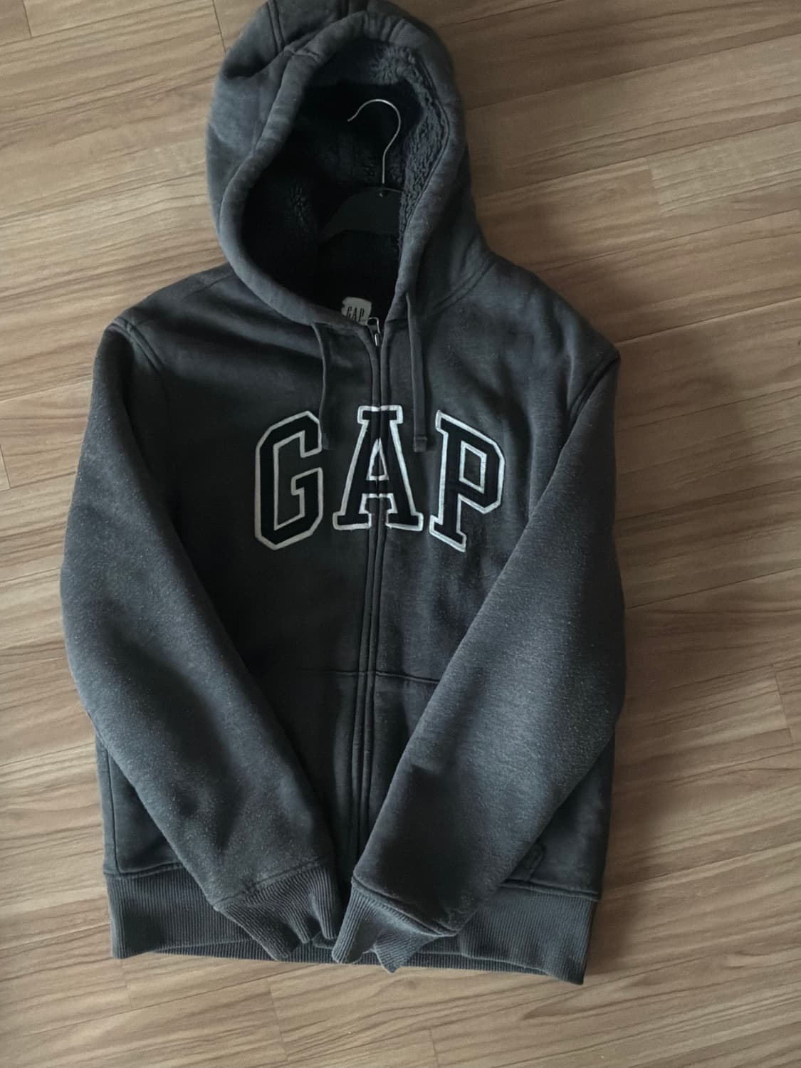 갭 양털 후드집업 상품이미지1
