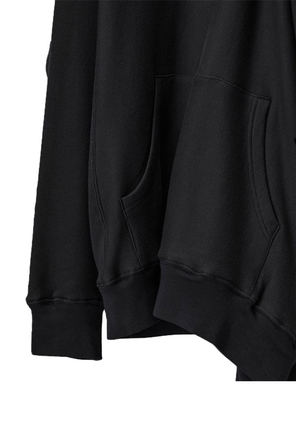 솔로이스트 23aw 드랍 숄더 후드 상품이미지2