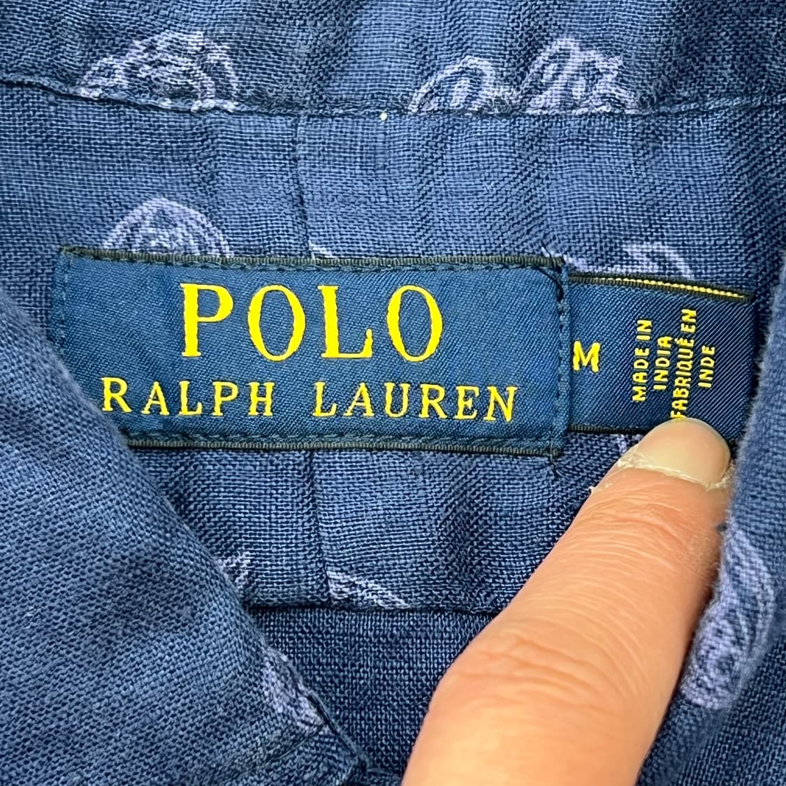 폴로 랄프로렌 패턴 린넨셔츠 r3322 상품이미지5