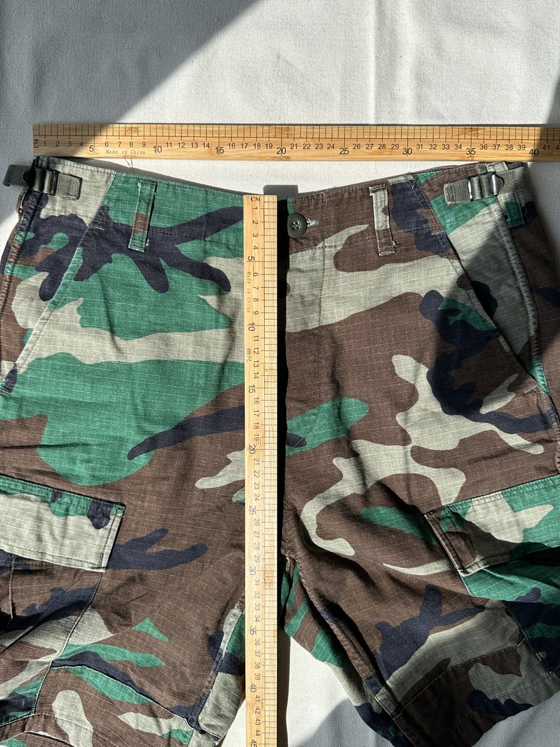 미군 우드랜드 립스탑 BDU 카고 쇼츠 S/R 30-31 상품이미지8