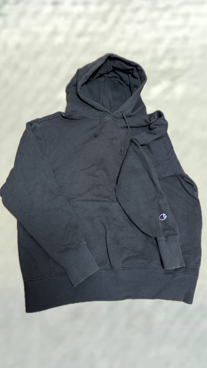 챔피온 차콜 후드티 XL 빈티지 상품이미지1