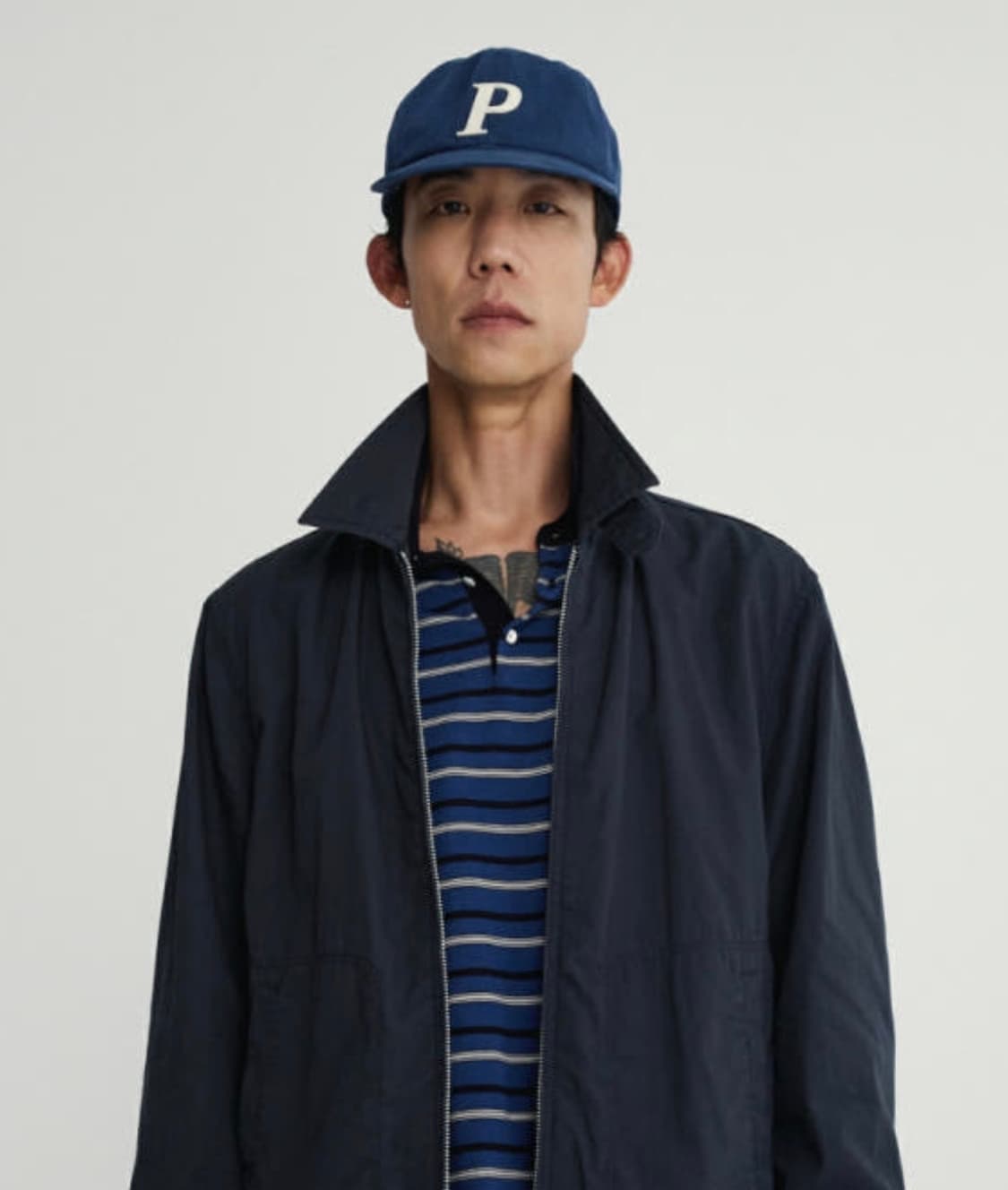 포터리Pottery Cotton Graphic Ball Cap_Blue  상품이미지2